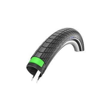 Покрышка 28" Schwalbe BIG APPLE Active/Wired, K-Guard, SBC, Black-Reflex