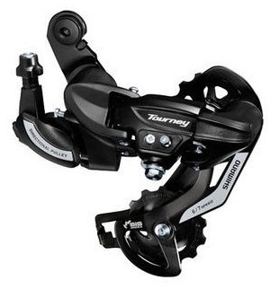 Переключатель задний Shimano Tourney TY500 6/7 ск.