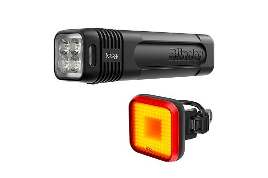 Комплект фонарей Knog Blinder 900 & Blinder Square