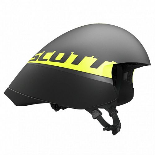 Шлем Scott SPLIT 2019 (M (55-59). Черный/Желтый)