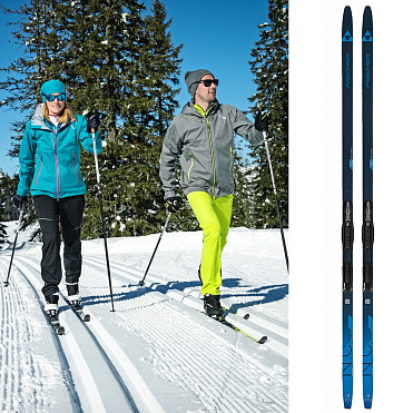 Беговые лыжи Fischer APOLLO EF с креплениями Compact Step-In IFP 25-26