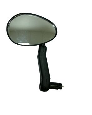 Зеркало WEI JIA DX-222L в руль левое пластик овальное
