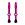 Набор бескамерных ниппелей Presta с уплотнителями Supacaz Star Valvez 65 мм, Pink, 2шт