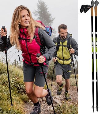 Палки KV+ IBEX TRAIL Clip\QCD 4 section telescope