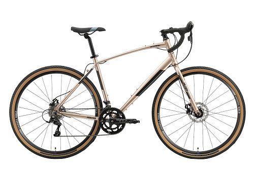 Велосипед Stark Gravel 700.2 D 2023 (22" Бронзовый/Черный)