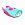 Электрический звонок + фонарик Hornit Mini Hornit Mini Pink and Turquoise