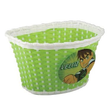 Корзина детская на руль 24х16,5х15,5см зеленая