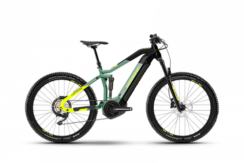 Велосипед Haibike FullSeven 6 2021 (48см (L) Черный/Зеленый)
