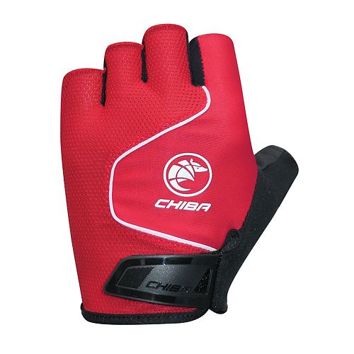 Перчатки CHIBA COOL AIR без пальцев, красные (XXL)