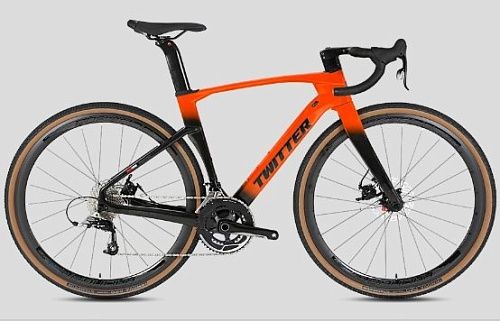 Велосипед Twitter GRAVEL-V2 Shimano 22S 2022 (51см Оранжевый)
