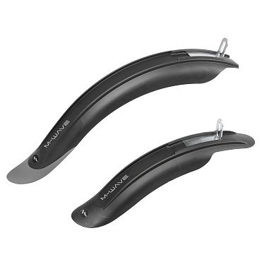 Крылья M-WAVE пластиковые 12-18" черные