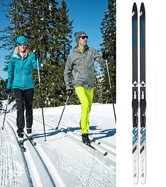 Беговые лыжи Fischer TWIN SKIN SPORT EF IFP 21-22