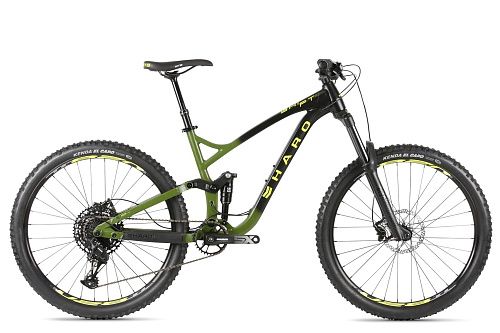 Велосипед HARO Shift R7 27.5" 2021 (M Черный/Зеленый)