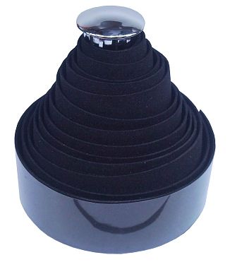 Обмотка руля VELO VLT-1001-11 200 х 3см черная, без упаковки