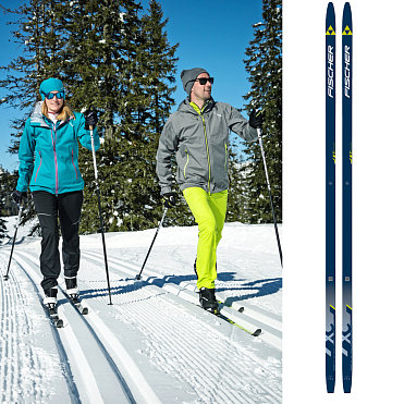 Беговые лыжи Fischer ACTIVE CROWN Flat 25-26