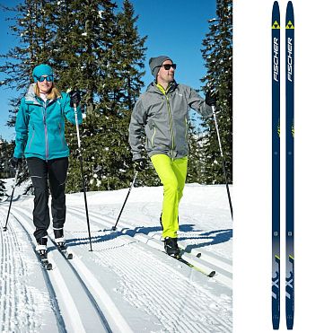 Беговые лыжи Fischer ACTIVE CROWN Flat 25-26