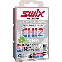 Безфтористый парафин SWIX Combi CH12X 3х18гр