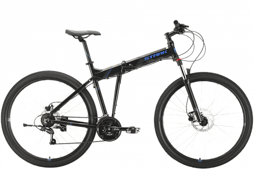 Велосипед Stark Cobra 29.2 HD 2021 (20" Черный/Синий)