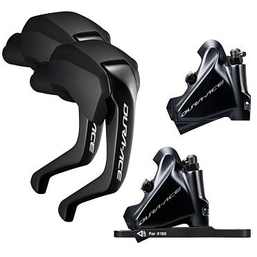 Шифтер+торм.ручка Shimano Dura-Ace Di2, ST-R9180/BR-R9170, 2 ск.