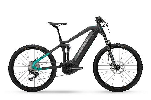 Велосипед Haibike AllMtn 1 2021 (XL Серый/Бирюзовый)