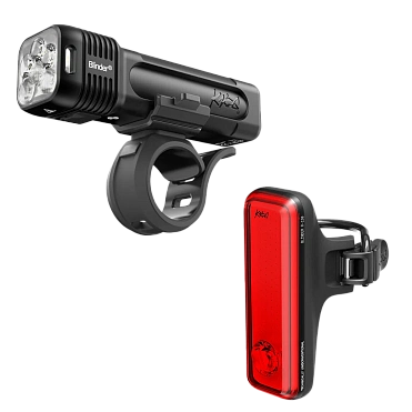 Комплект фонарей Knog Blinder 1400 & Blinder R-150