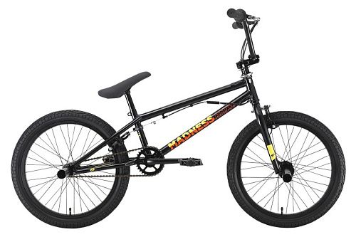 Велосипед Stark Madness BMX 2 2022 (One Size Черный/Зеленый)
