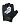 Перчатки CHIBA Reflex II без пальцев, черный