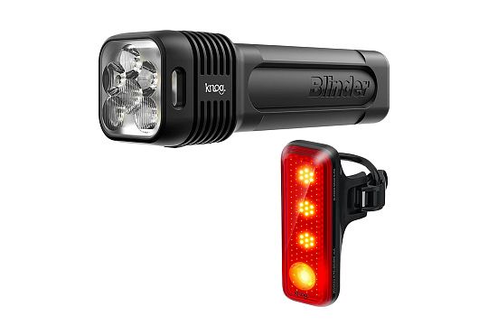 Комплект фонарей Knog Blinder 1300 & Blinder R-150
