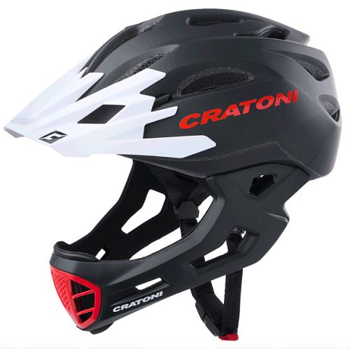 Шлем Cratoni C-Maniac (M-L (54-58) /112401H2/ Black-white-red matt)