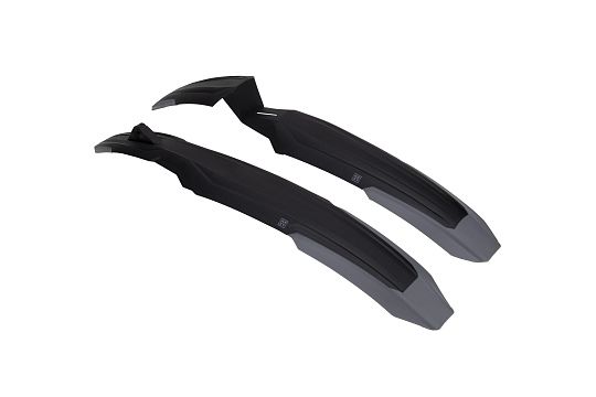 Комплект крыльев AXXY NoMud, 24"-29" черный/серый 