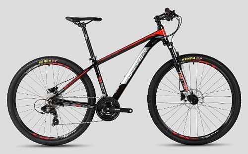 Велосипед TWITTER TW3900pro 27.5" TY300-24S 2022 (17" Черный/Красный)