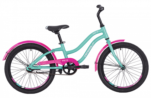 Велосипед DEWOLF Wave 20 2021 (One Size Бирюзовый/Фиолетовый)