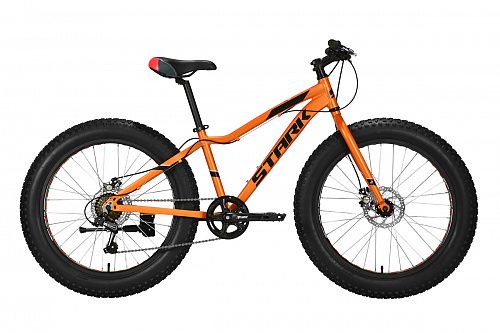 Велосипед Stark Rocket Fat 24.1 D 2021 (One Size Оранжевый/Черный)