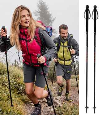 Палки OneWay MTX CARBON VARIO DARK для треккинга