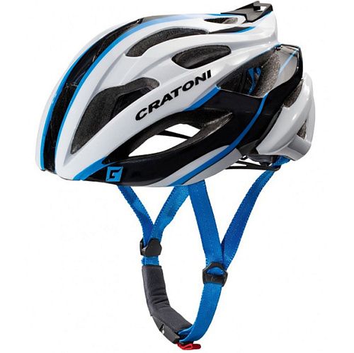 Шлем Cratoni C-Bolt (L-XL (59-62) /110406C3/ White-Black-Blue Glossy)