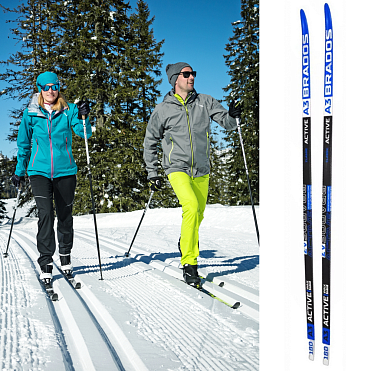 Беговые лыжи Brados Active A3 Blue Wax