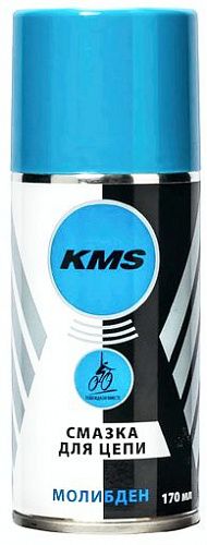 Аэрозоль смазка для цепи с молибденом KMS 170мл