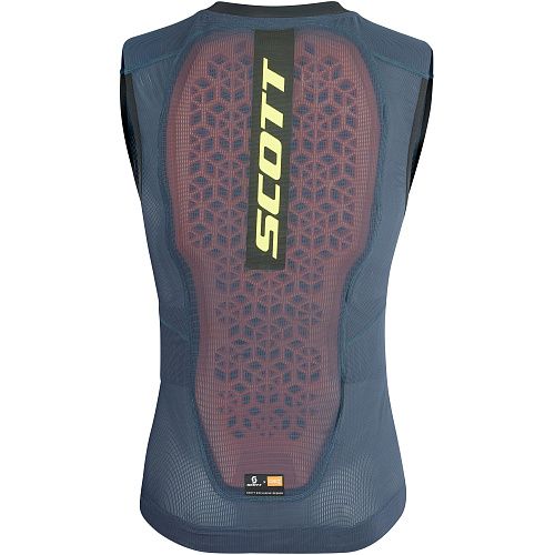 Горнолыжная защита SCOTT AirFlex M's Light Vest Protector blue nights/lime yellow 19/20