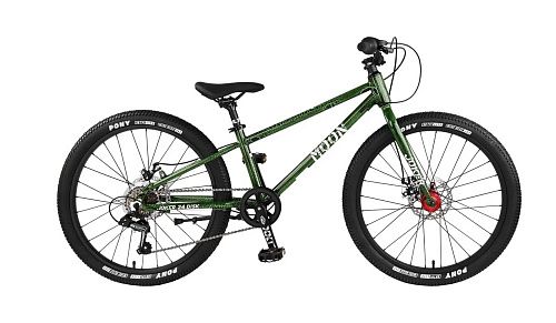 Велосипед MOON JOKER 24'' disk MD 7 spd 2023 (One Size Зеленый)