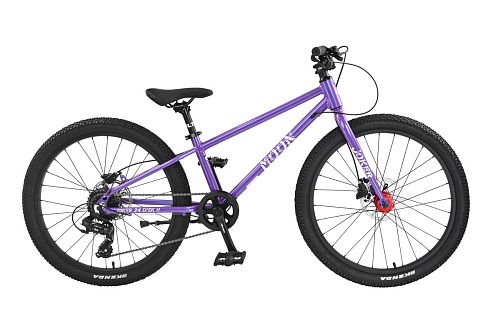 Велосипед MOON JOKER 24'' disk H 8 spd 2023 (One Size Синий/Фиолетовый)