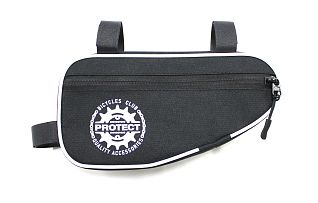 Сумка под раму PROTECT 26х13,5х5см черный/белый