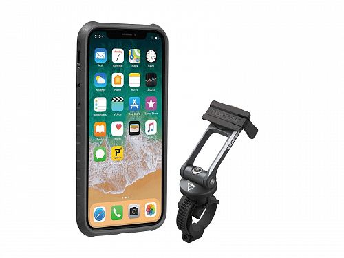Чехол TOPEAK RideCase для iPhone X/XS с крепл. Черный