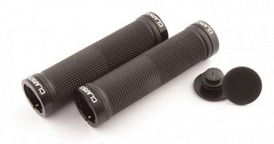 Грипсы CLARKS CLO201 130мм ЧЕРНЫЕ черные фиксаторы