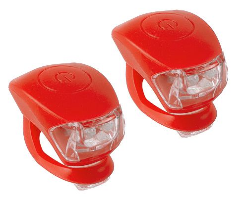 Комплект фонарей M-WAVE Cobra IV Красный