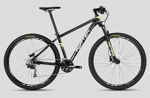 Велосипед Twitter MANTIS 2.0 Retrospec-24S 27.5" 2022 (17" Черный/Желтый)