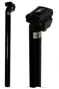 Штырь подседельный ZOOM SP-C207, 1 болт, алюминий, чёрный