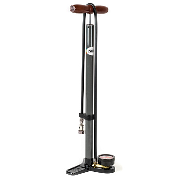 Напольный насос Silca Pista Plus Floor Pump Grey