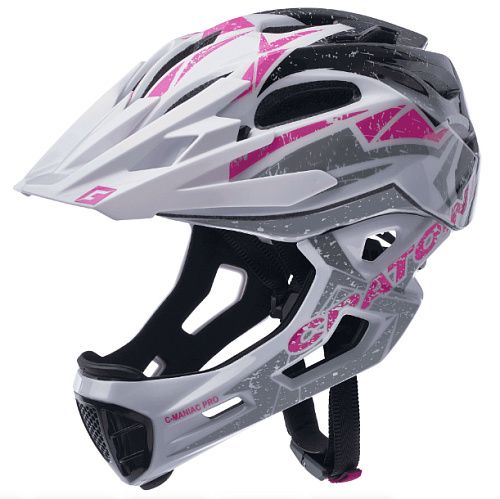Шлем Cratoni C-Maniac Pro (M-L (54-58) /112609H2/ White-grey-pink glossy)