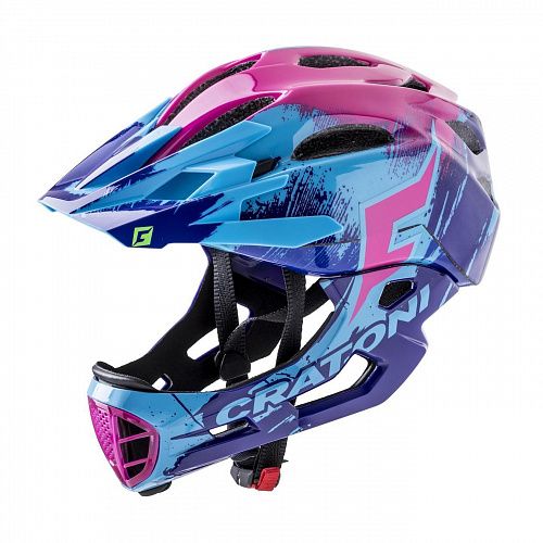 Шлем Cratoni C-Maniac Pro (S/M (52-56) Purple-Blue-Pink)