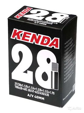 Камера 28" Kenda 700x28-45C, 48мм, a/v Автониппель